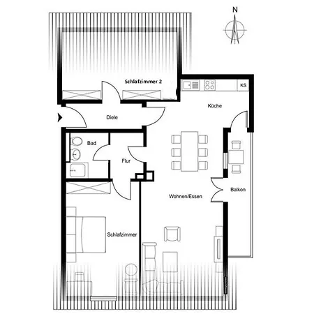 Appartement Toelzblick - Wohnen Ueber Den Daechern Von Toelz *